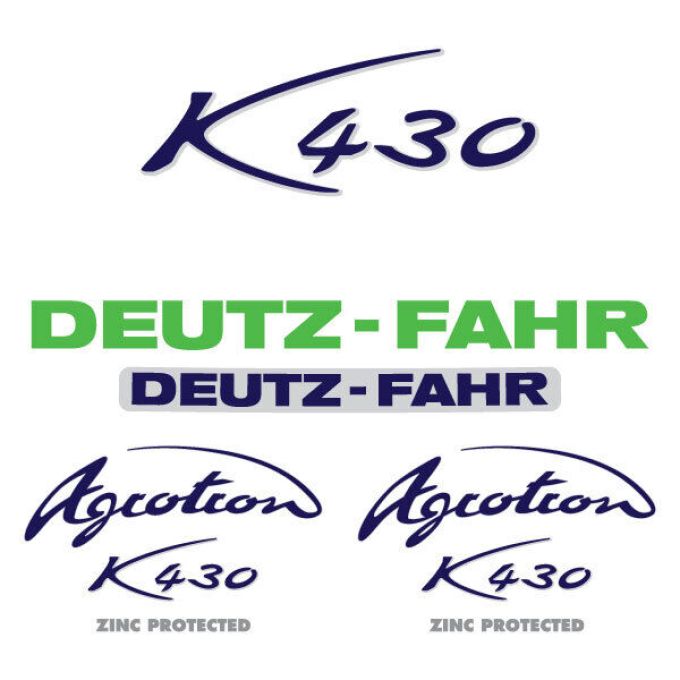 Stickerset Deutz-Fahr Agrotron K430