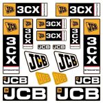 Stickerset JCB 3CX