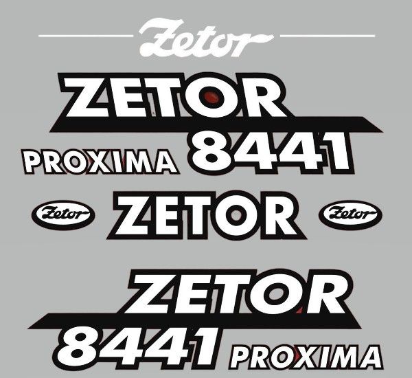 Stickerset Zetor 8441 PROXIMA