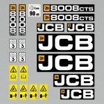 Stickerset JCB 8008 CTS
