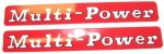 2094 Stickers multipower rood