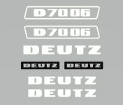 Stickerset Deutz D70-06