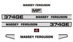 Stickerset Massey Ferguson 374GE