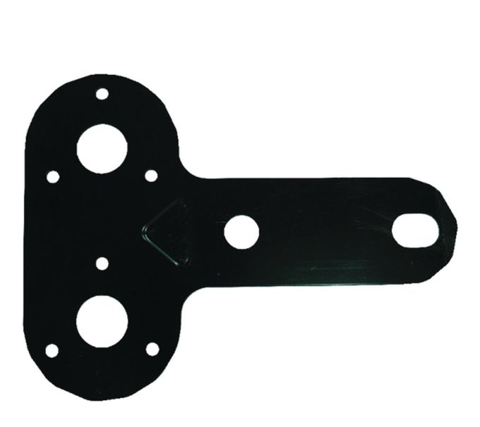 Montageplaat contactdoos dubbel (7-polige stekkerdoos)