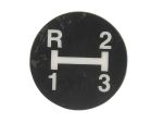 41969 Plaatje versnellingspook 1-2-3-R
