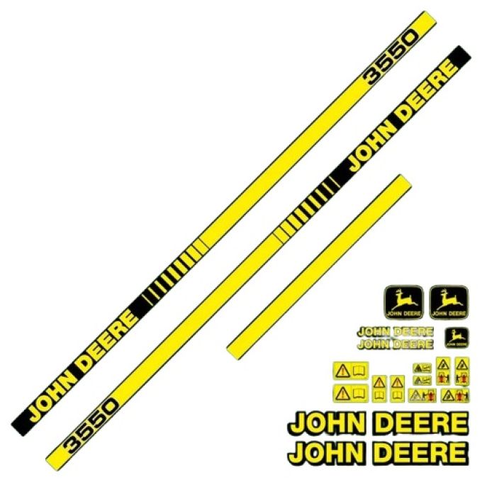 Stickerset John Deere 3550