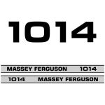 Kit autocollants latéraux Massey Ferguson 1014