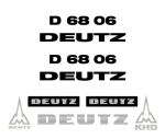 Stickerset Deutz D68-06