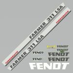 Stickerset Fendt Farmer 311 LSA Turbomatik