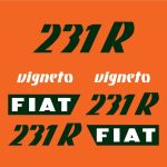 Stickerset Fiat 231 R Vigneto