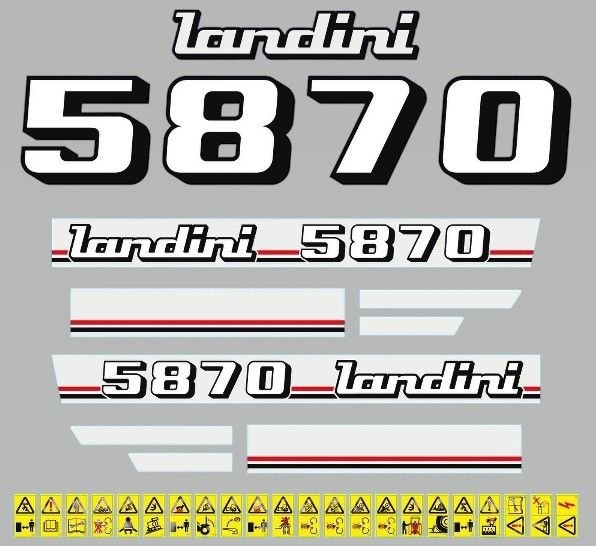 Stickerset Landini 5870