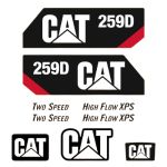 Stickerset Caterpillar CAT 259D