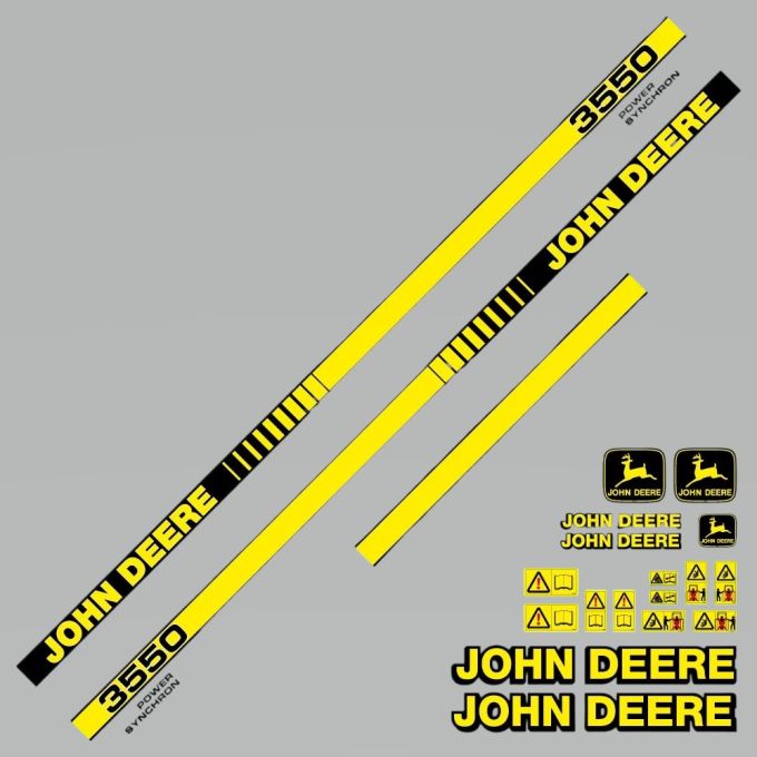 Aufklebersatz John Deere 3550