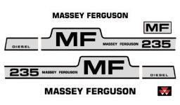 Stickerset Massey Ferguson 235 DIESEL