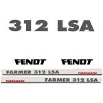 Kit autocollants latéraux Fendt Farmer 312 LSA