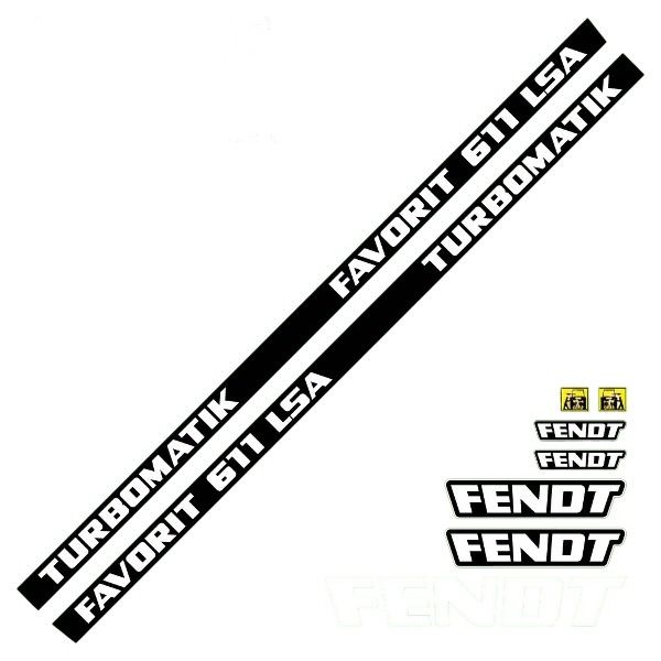 Stickerset Fendt Favorit 611 LSA Turbomatik