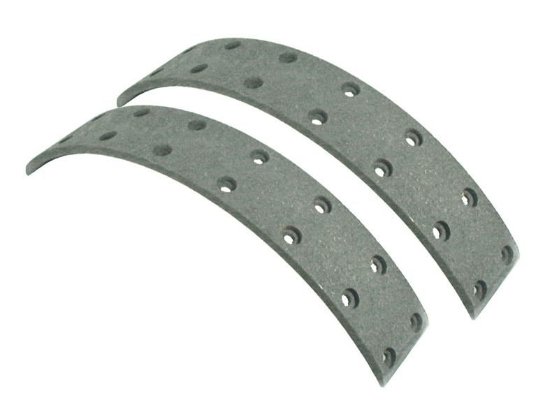Brake Lining Kit Shoe 380 x 60 x 16mm, 16 gaten, Set van 2 stuks