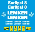 Stickerset Lemken EurOpal 8