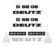 Stickerset Deutz D68-06