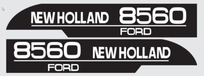 Stickerset New Holland 8560