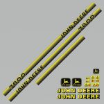 Stickerset John Deere 7600