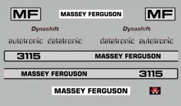 Stickerset Massey Ferguson 3115