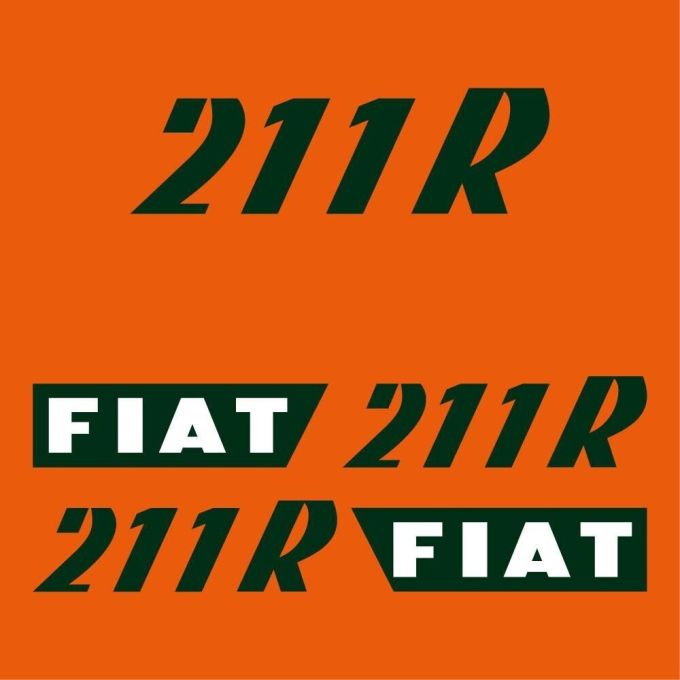 Stickerset Fiat 211 R