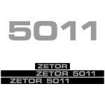 Kit autocollants latéraux Zetor 5011