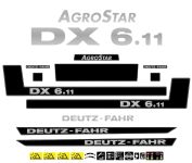 Stickerset Deutz AgroStar DX 6.11