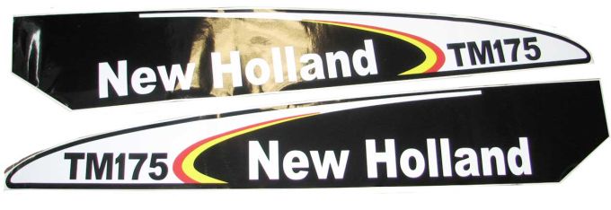 Kit autocollants latéraux New Holland TM175