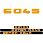Stickerset Zetor 6045