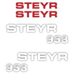 Stickerset Steyr 958
