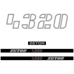 Stickerset Zetor 4320