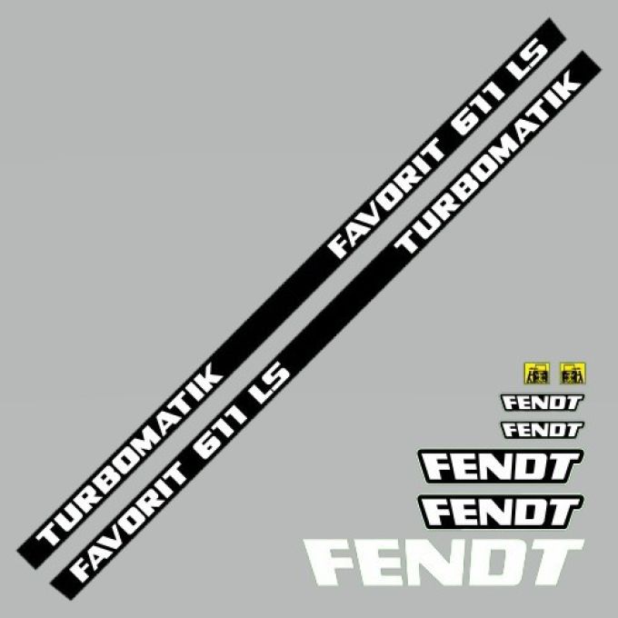 Typenschild Fendt Favorit 611 LS TURBOMATIK