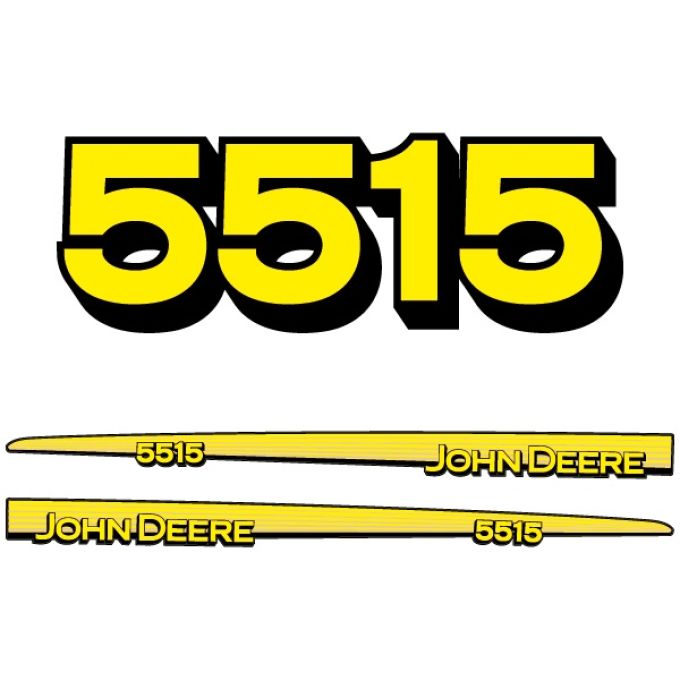 Stickerset John Deere 5515