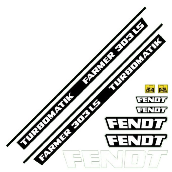 Stickerset Fendt 303 LS