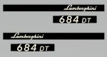 Stickerset Lamborghini 684 DT