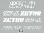 Stickerset Zetor 8540 (1991)
