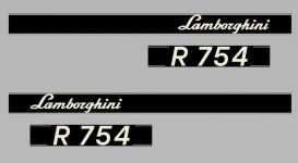 Stickerset Lamborghini R 745