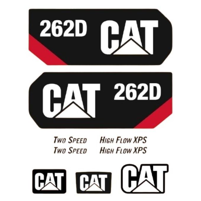 Stickerset Caterpillar CAT 262D