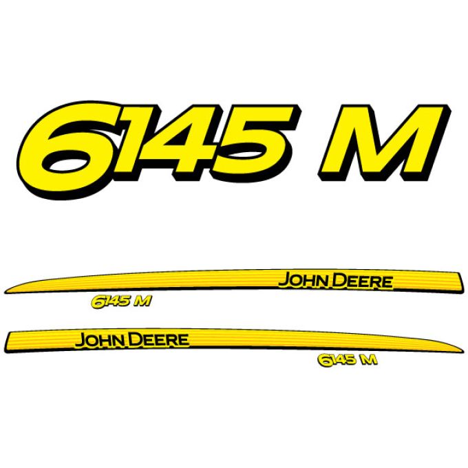 Stickerset John Deere 6145 M