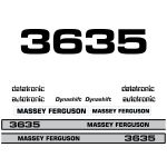 Stickerset Massey Ferguson 3635