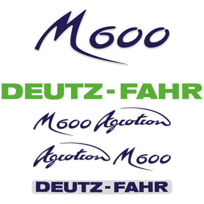 Stickerset Deutz-Fahr Agrotron M600