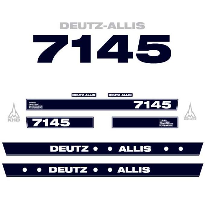 Stickerset Deutz Allis 7145