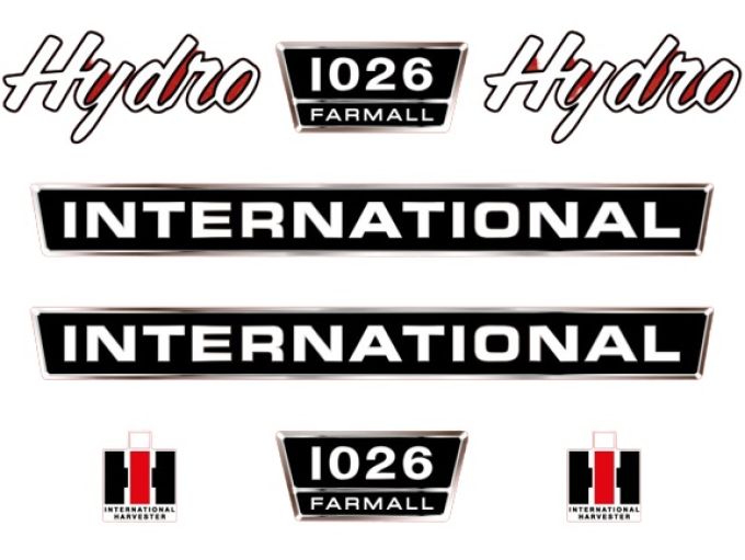Stickerset International 1026 Farmall Hydro