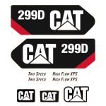 Stickerset Caterpillar CAT 299D