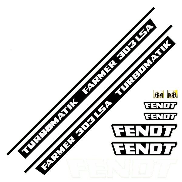 Stickerset Fendt Farmer 303 LSA