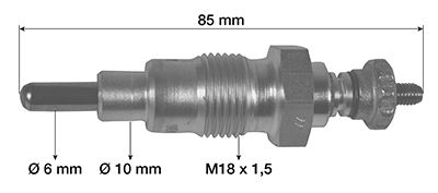 Glow Plug GV196  Case IH / International