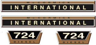 Aufklebersatz International 724