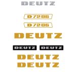 Stickerset Deutz D72-06